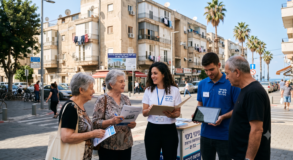 ליווי דיירים בבת ים בפינוי בינוי